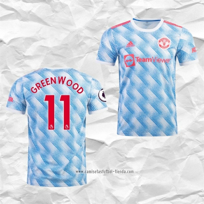 Camiseta Segunda Manchester United Jugador Greenwood 2021 2022